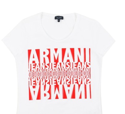 ARMANI JEANS ROUND-NECKED T-SHIRT
