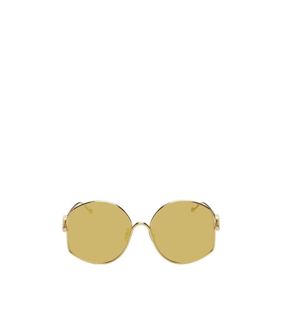 Loewe Logo Sunglasses In Green