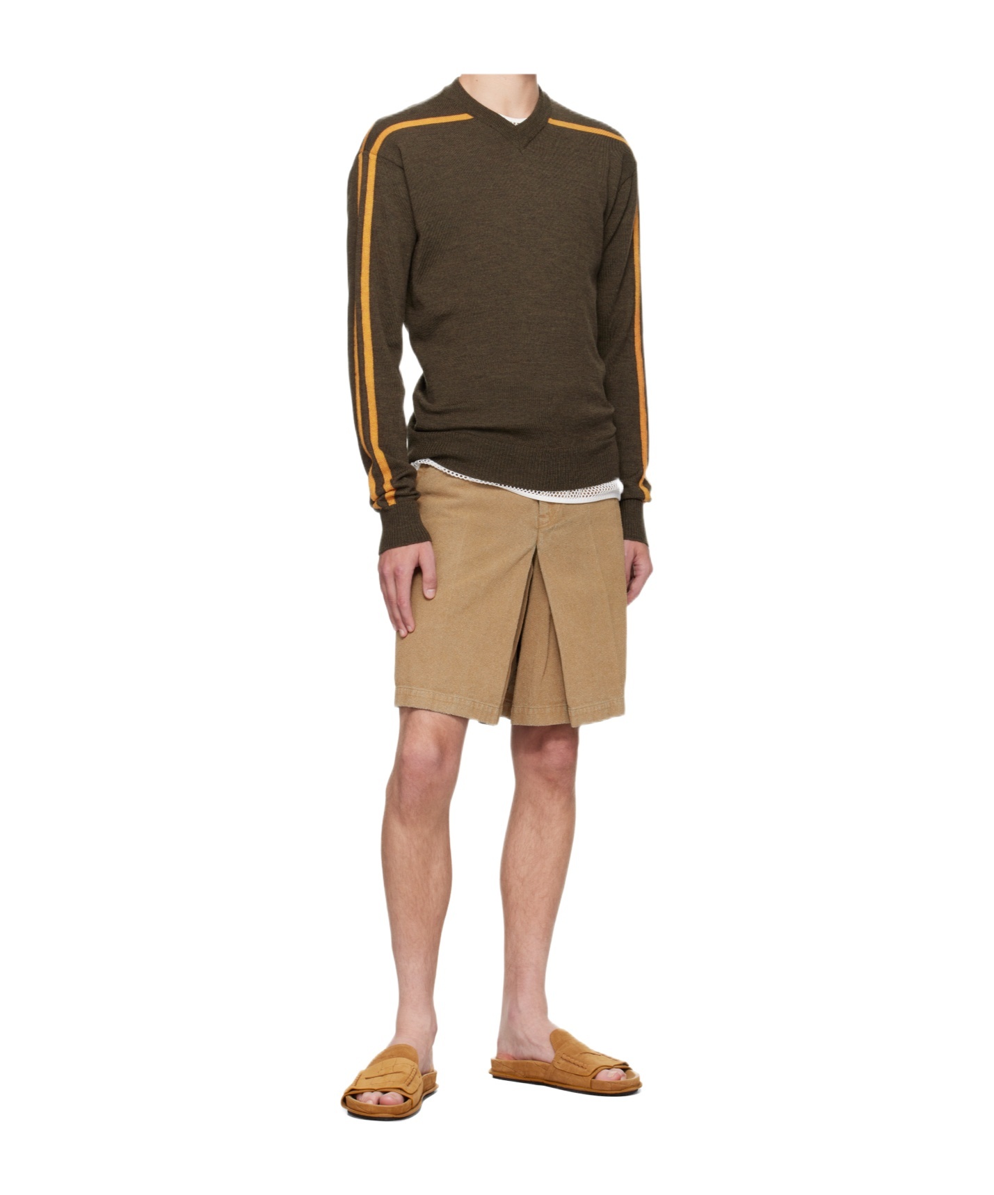 Gimaguas Brown Sport Sweater In Brown