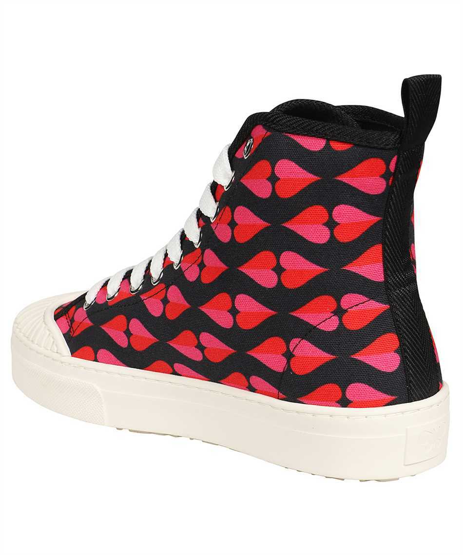 Weekend Max Mara Round-headed High-top Casual Shoes In White