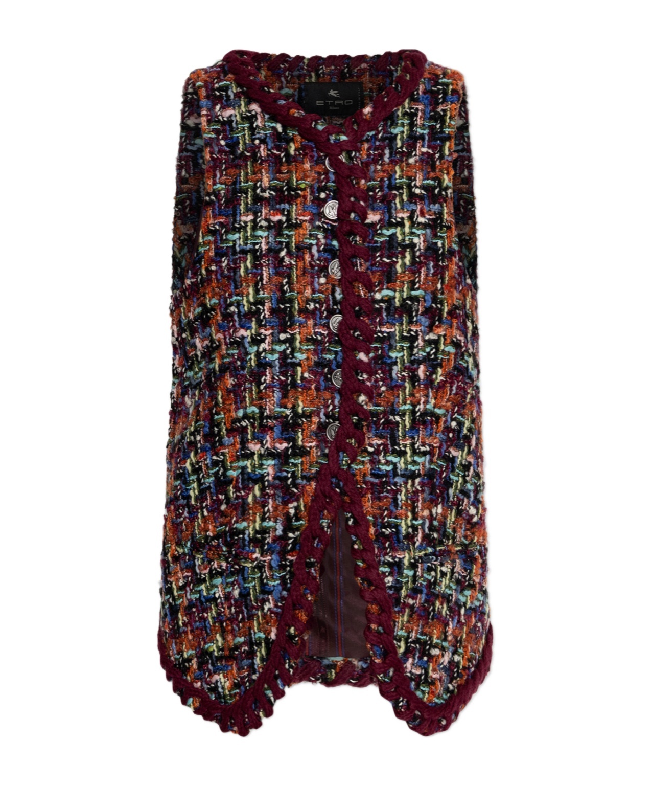 Etro Sleeveless Vest In Multi