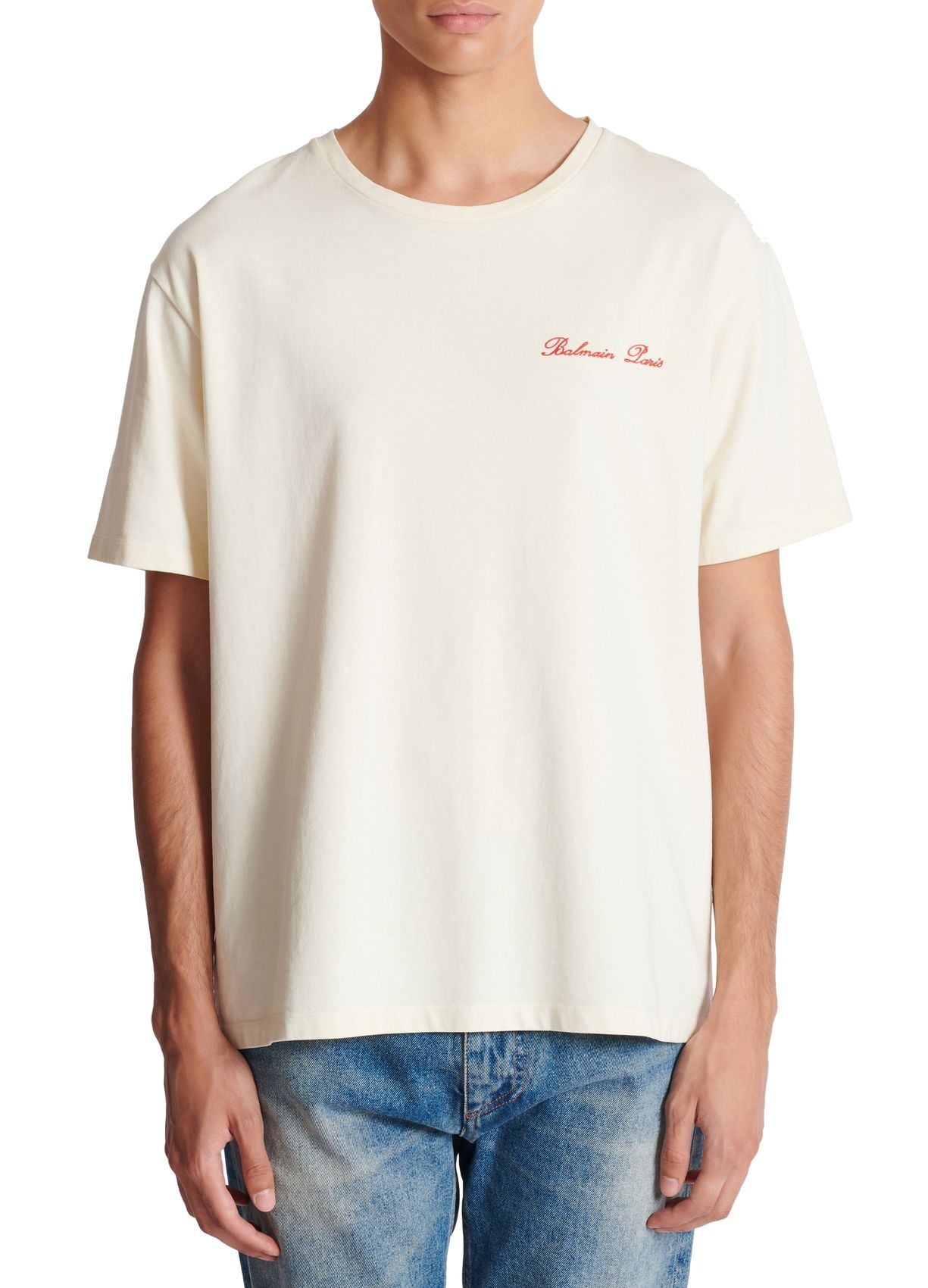 BALMAIN LOGO SHORT-SLEEVED T-SHIRT