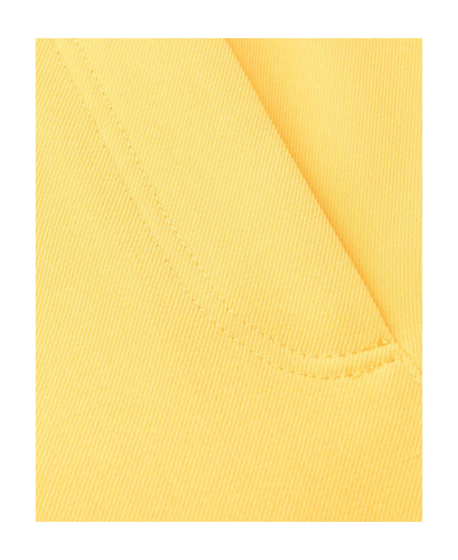 Stella Mccartney Seven-point Trumpet Casual Pants In Yellow
