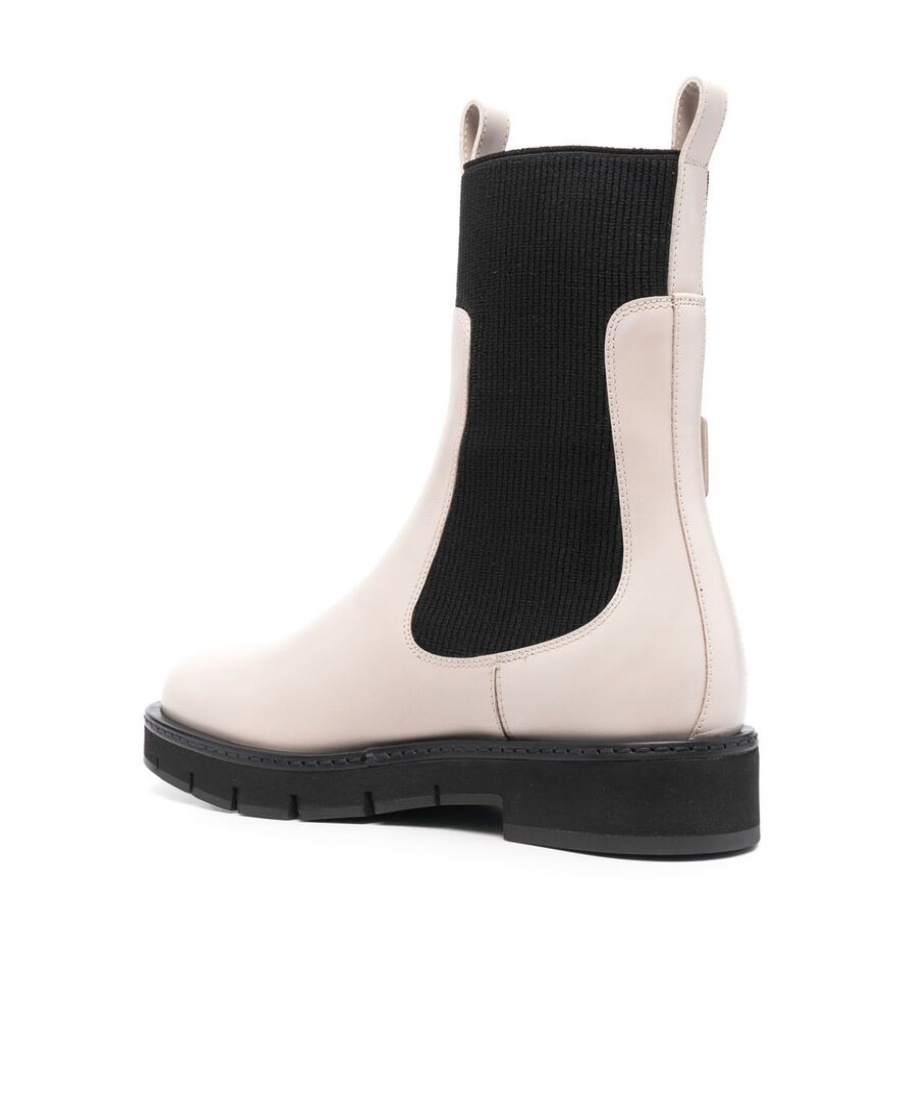 Ferragamo Rook Leather Chelsea Boots In Multicolor