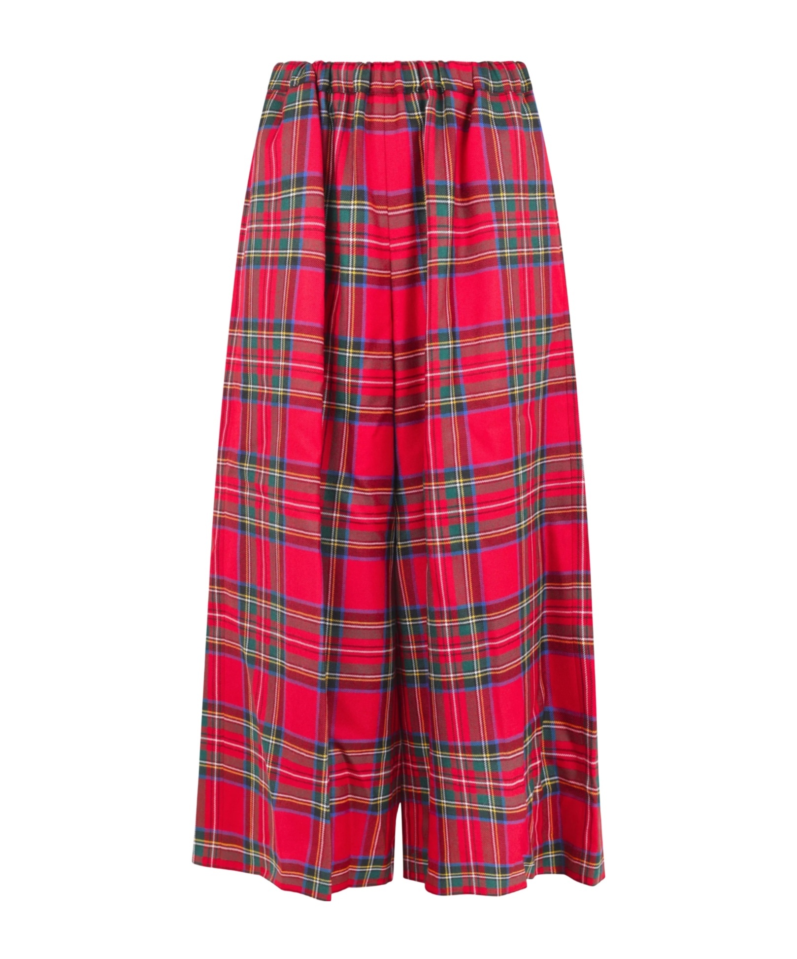 Comme Des Garçons Elastic Waist Casual Pants In Red