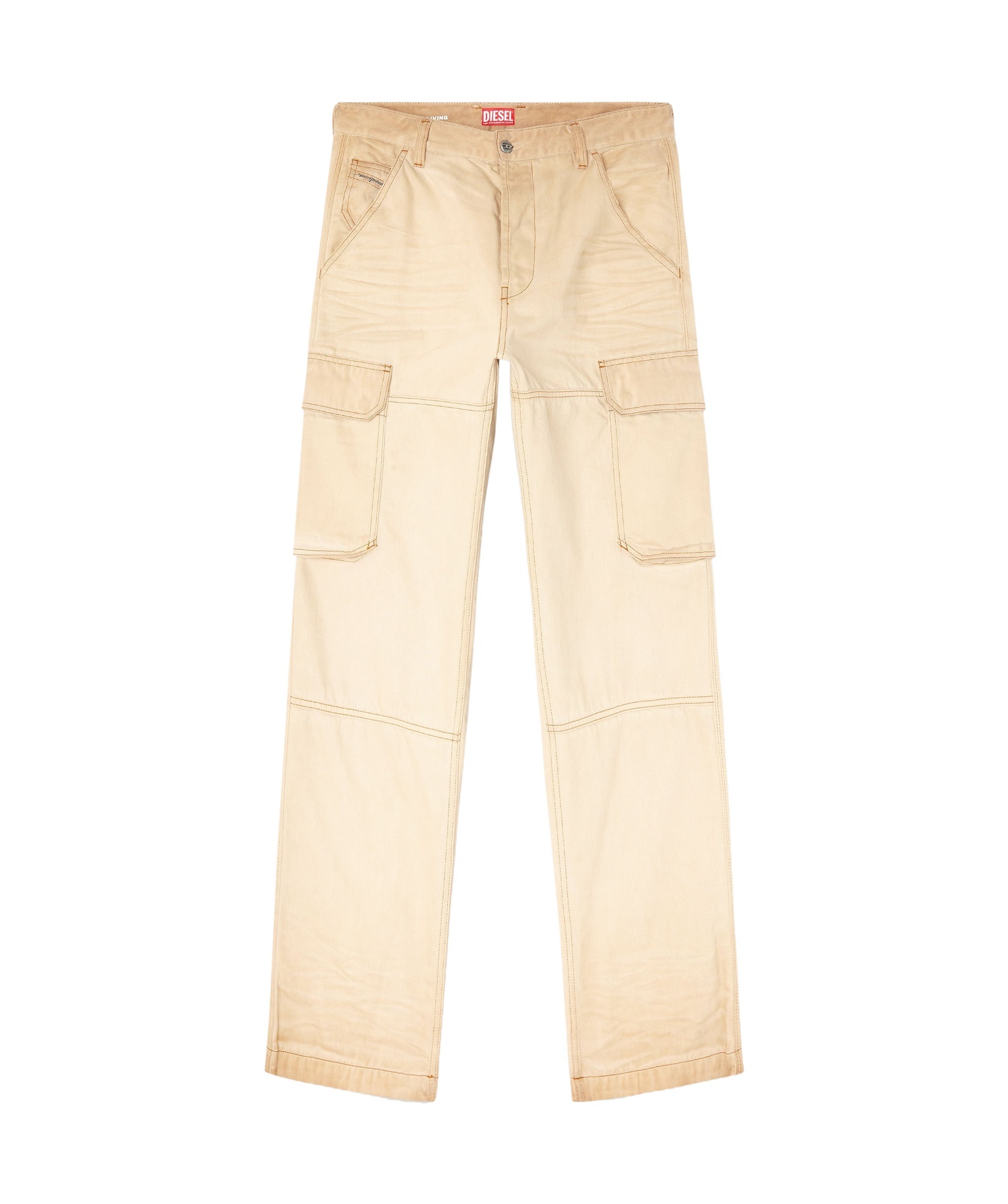 Diesel Regular Jeans D-uty 09l26 In Beige