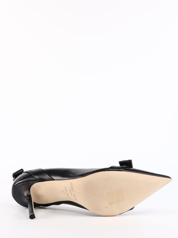 Jimmy Choo Black Pointed High Heels In Black