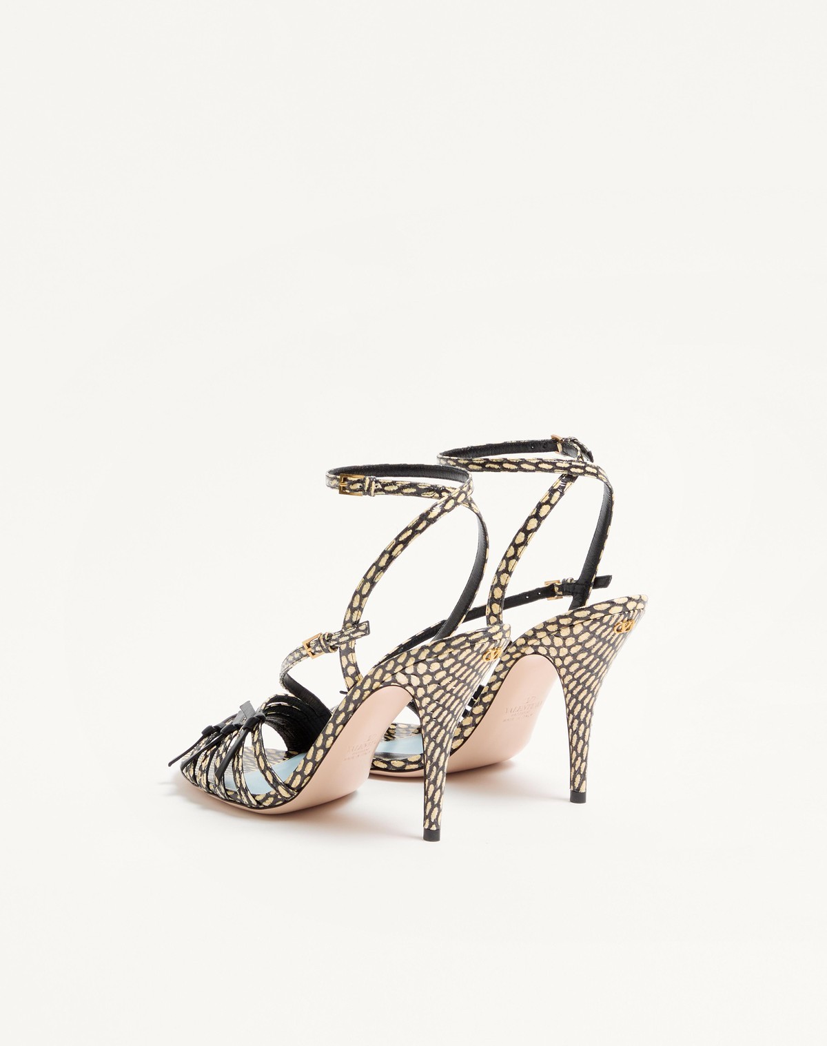 Valentino Stiletto High-heeled Sandals In Multi
