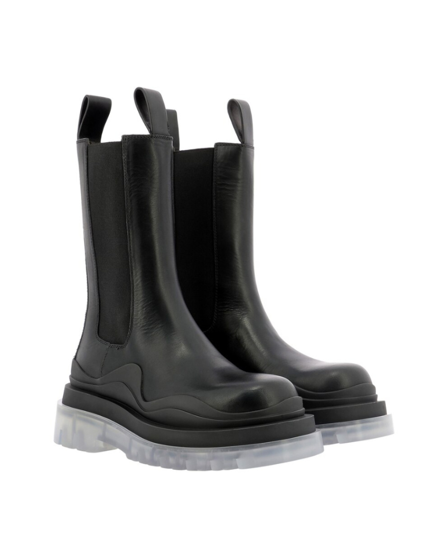 Bottega Veneta Bv Tire Boots In Black