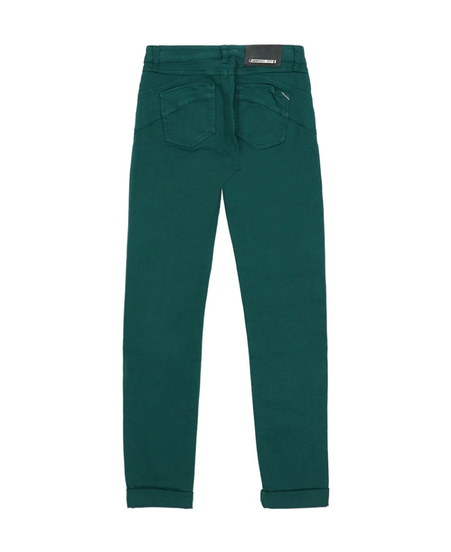 Sportmax Logo Details Jeans In Green