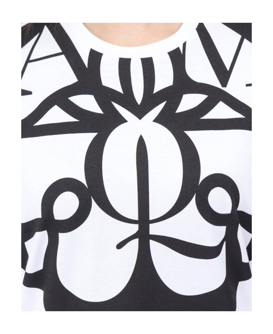 Alexander Mcqueen Exploded Seal Logo-print T-shirt In Black
