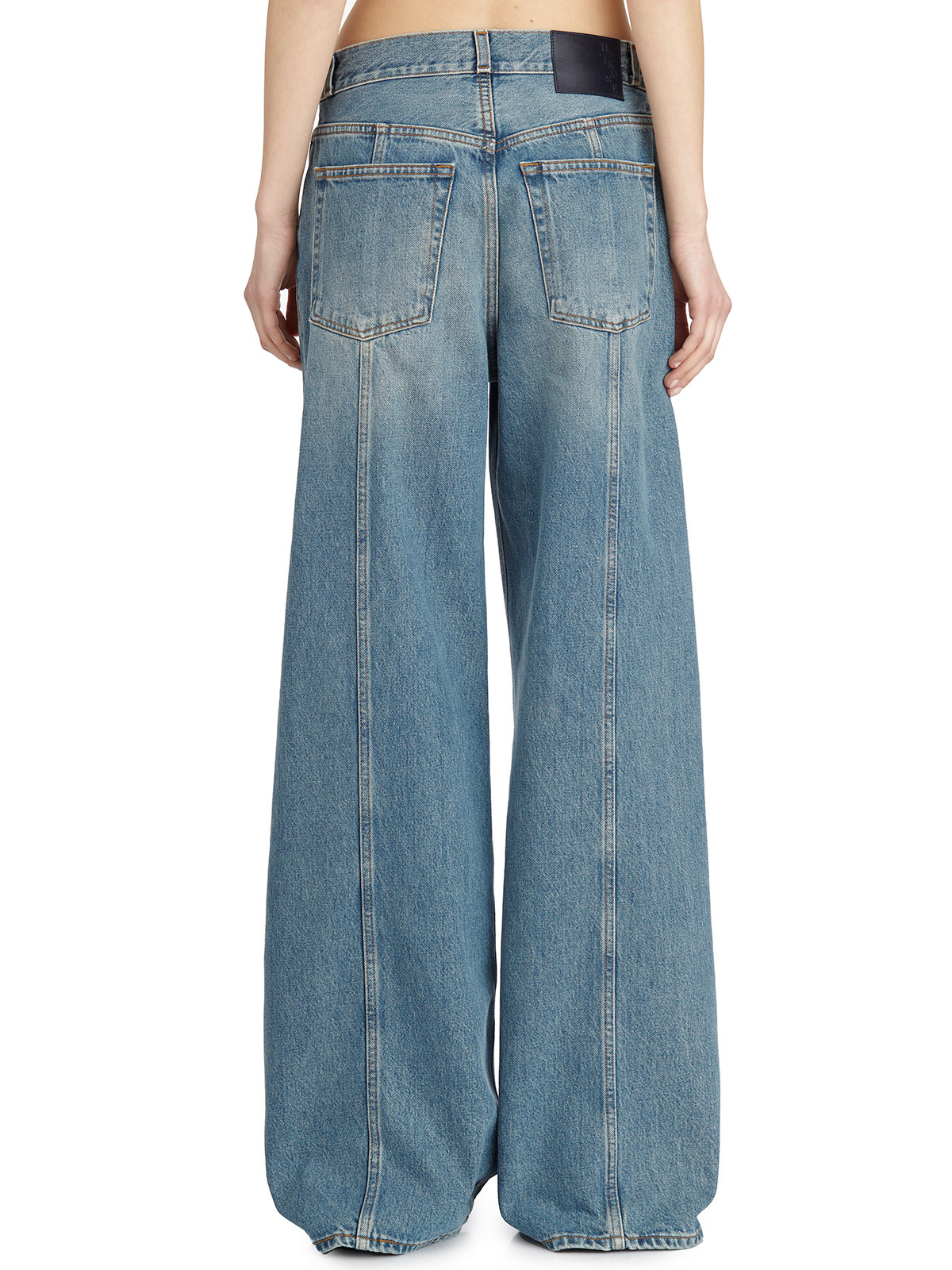 Haikure Five-pocket Denim Trousers In Blue