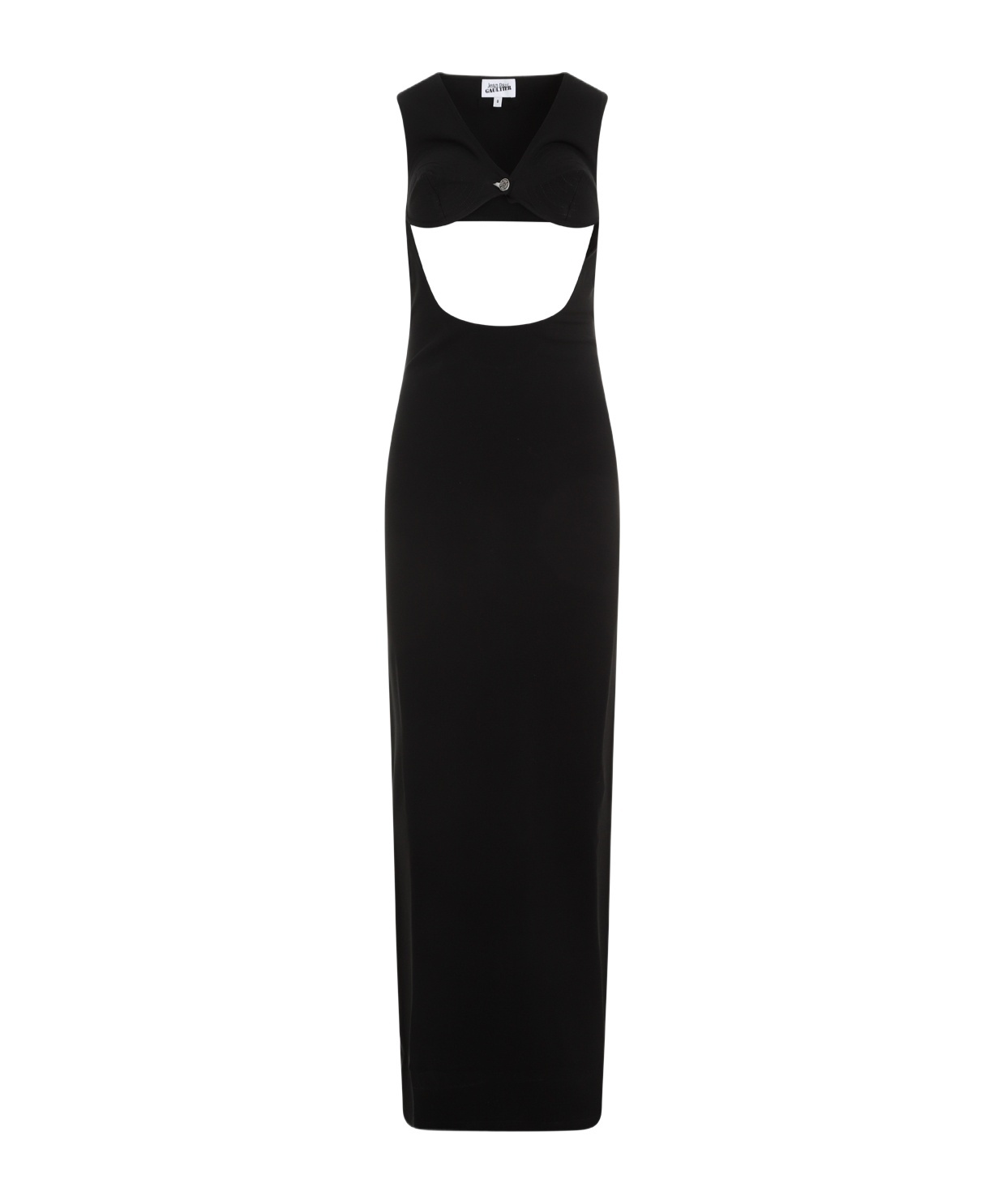 Jean Paul Gaultier Madonna Inspired Long Dress In Black