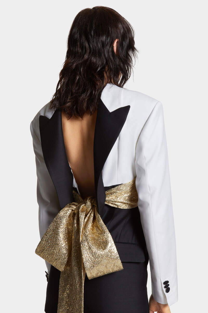 Dsquared2 Statement Dean Jacket Dress Dresses In Black