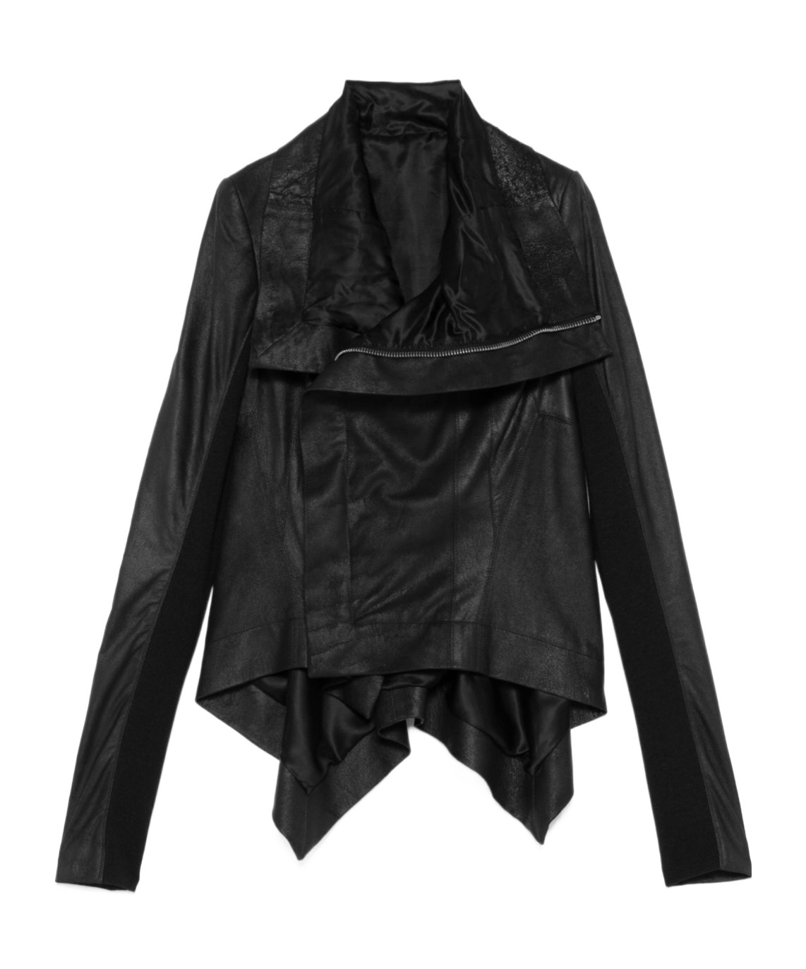 Rick Owens Naska Biker Jacket In Black