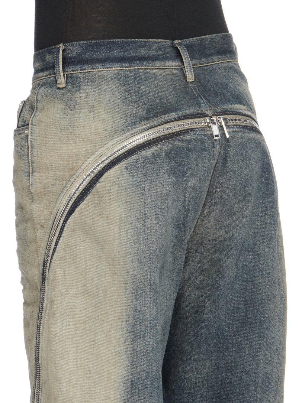 Rick Owens Drkshdw High-waisted Jeans In Black