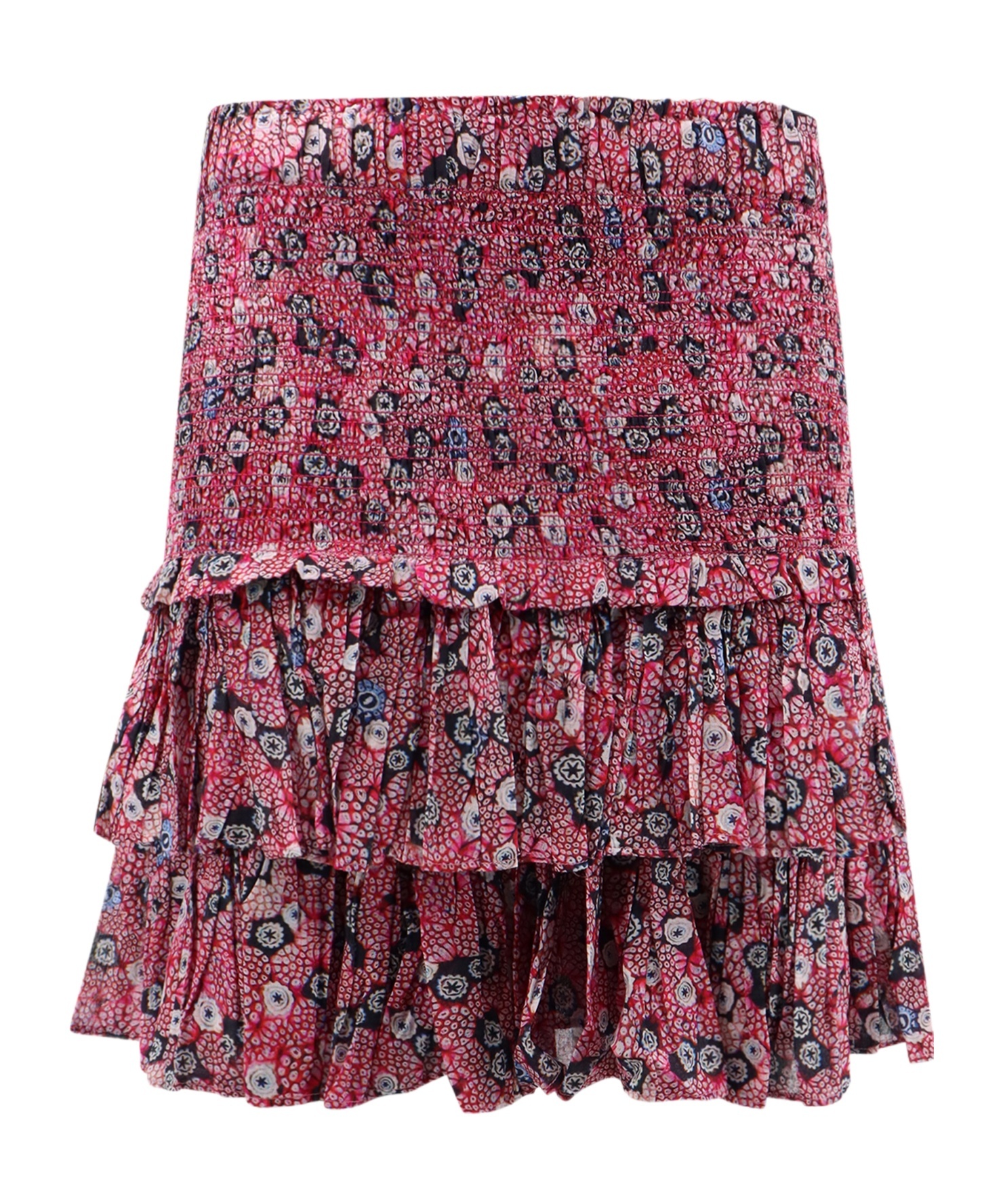 Isabel Marant Étoile Naomi Abstract-print Mini Skirt In Multicolor