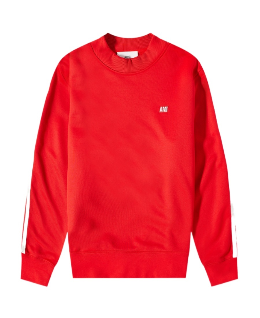 Ami Alexandre Mattiussi Ami De Coeur Sweatshirt In Red