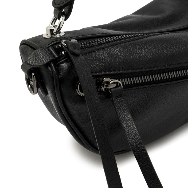 Gianni Chiarini Leather Tote Bag In Black