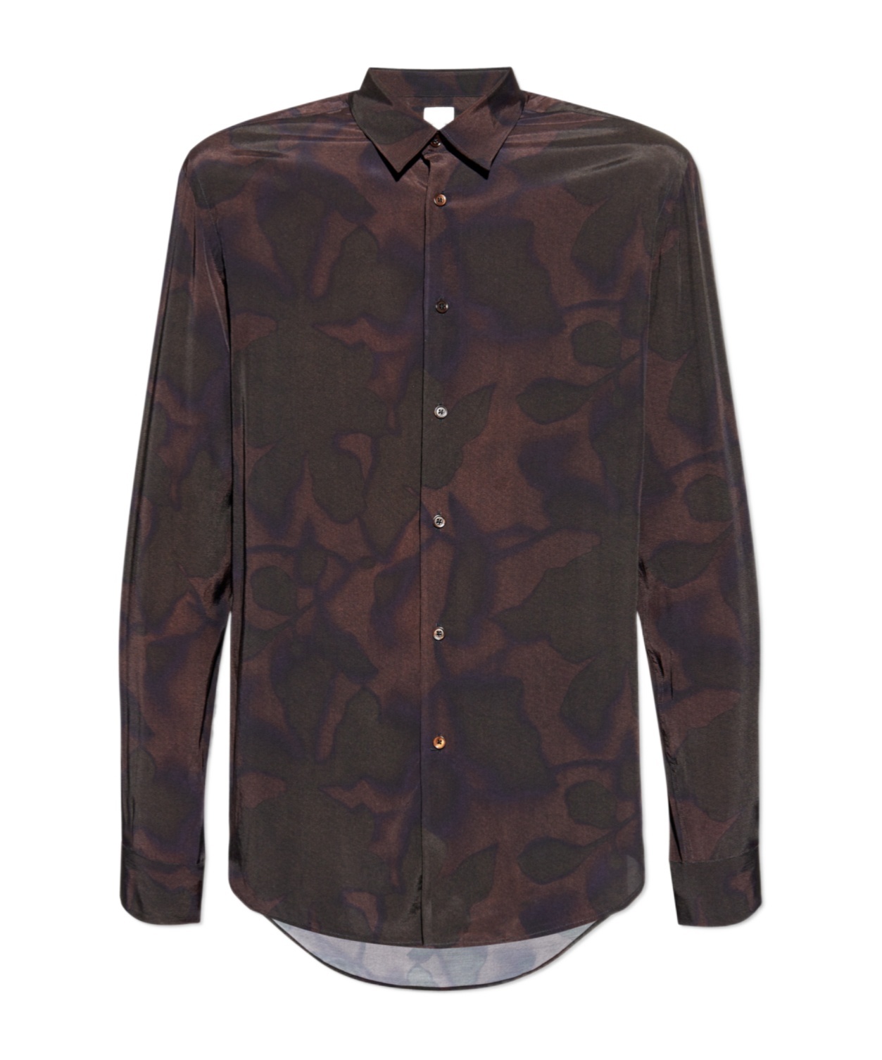 Shop Paul Smith Patterned Shirt In Black