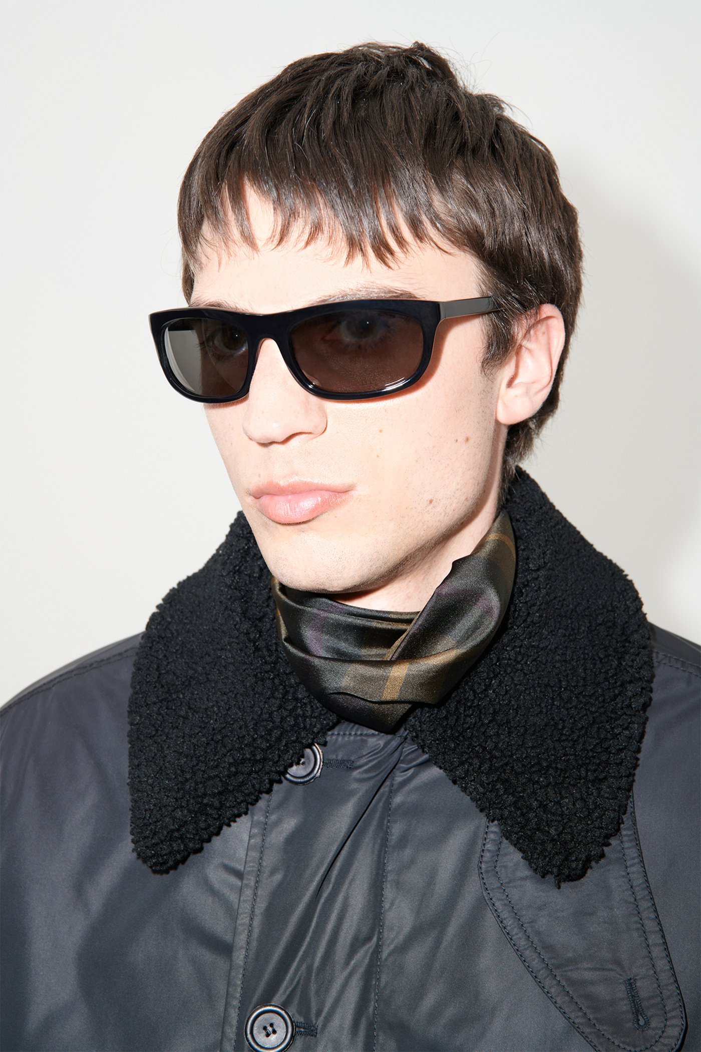 Our Legacy Tinted-lenses Square-frame Sunglasses In Black