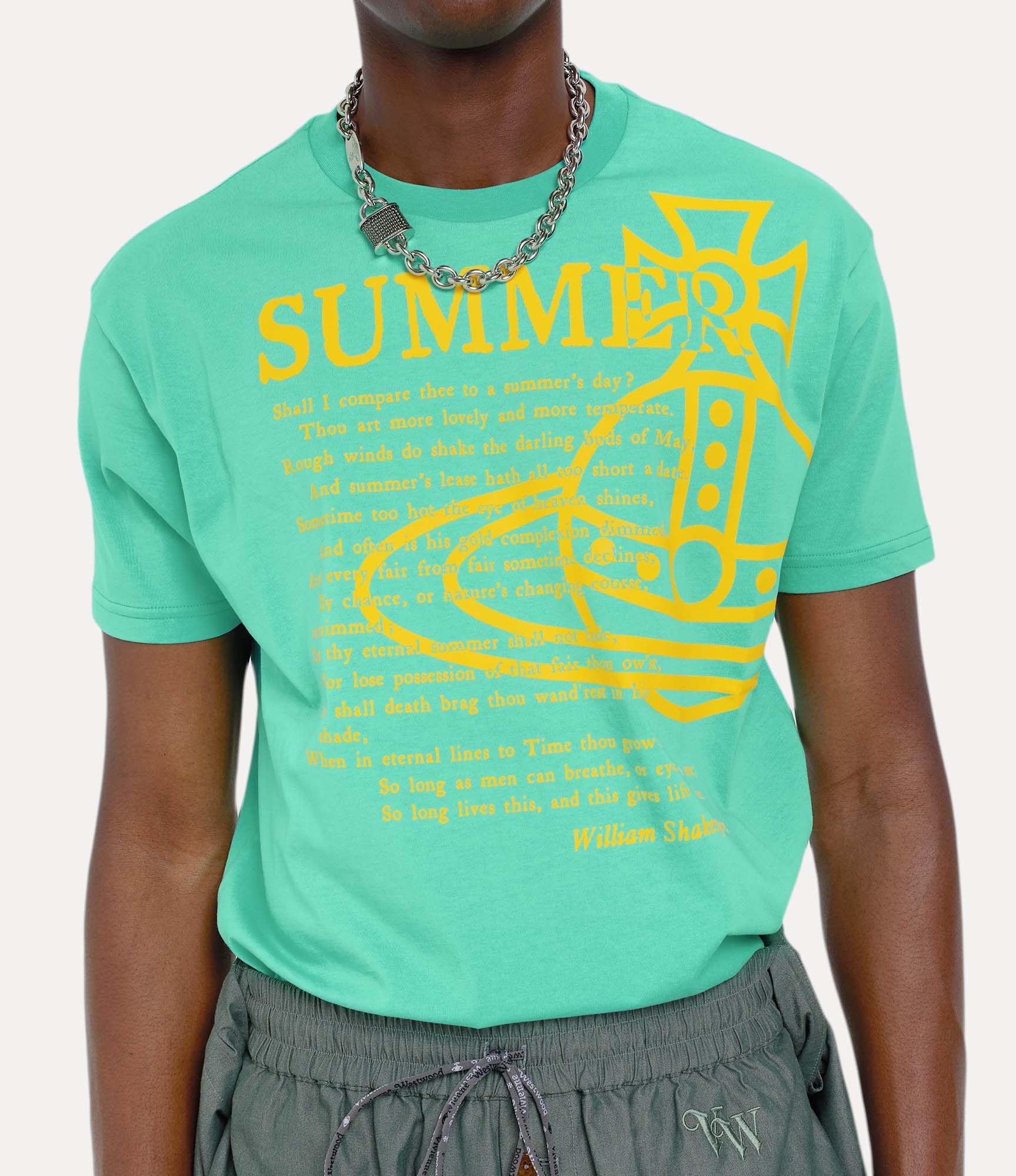 Vivienne Westwood Plain Knitted Short-sleeved T-shirt In Green