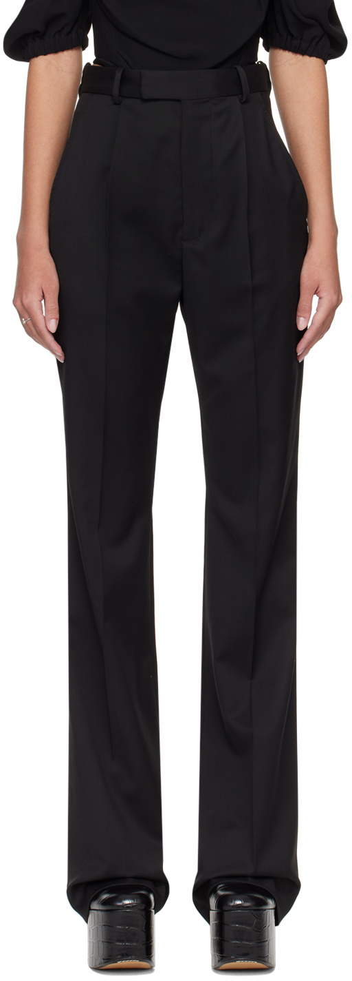 Vivienne Westwood Horn Casual Pants In Black