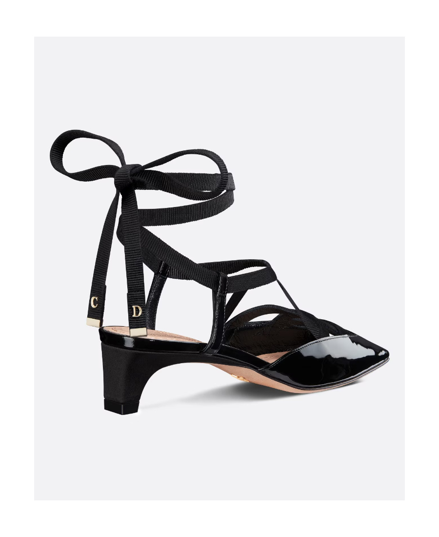 Dior D-envol Laced Pump In Black