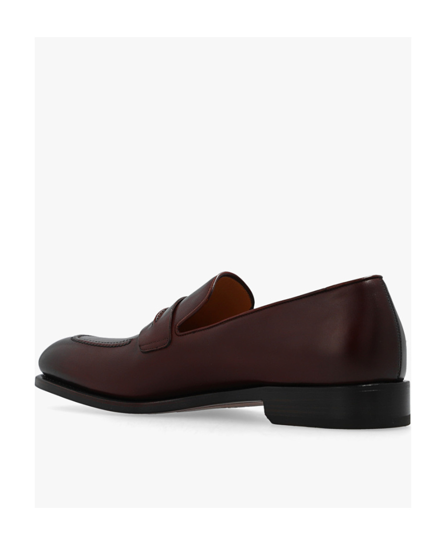 Ferragamo Round-headed Love Shoes In Black
