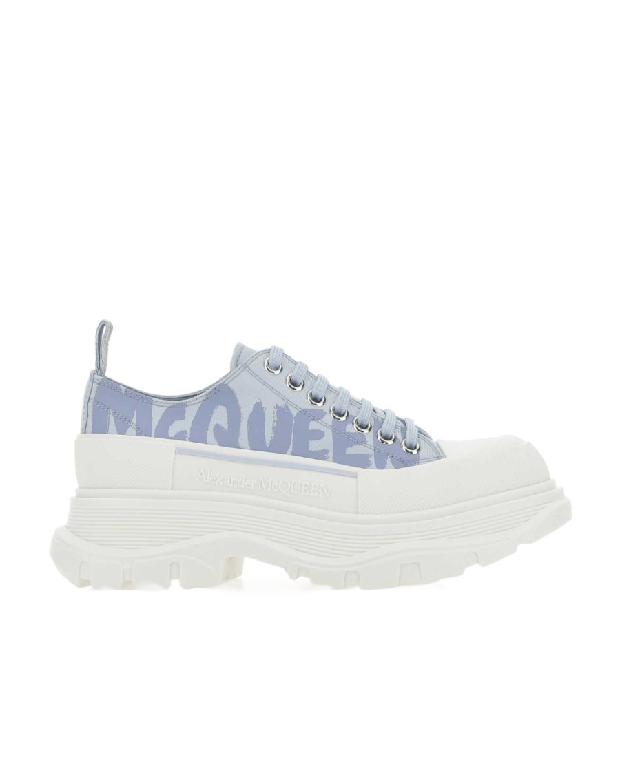 Alexander Mcqueen Tread Slick Chunky Sneakers In Blue