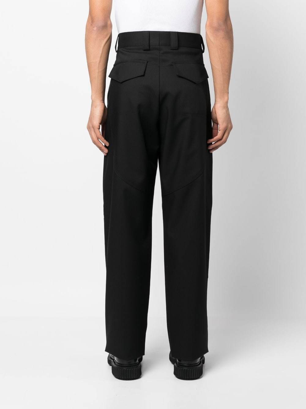 ZEGNA HIGH-WAIST WIDE-LEG TROUSERS