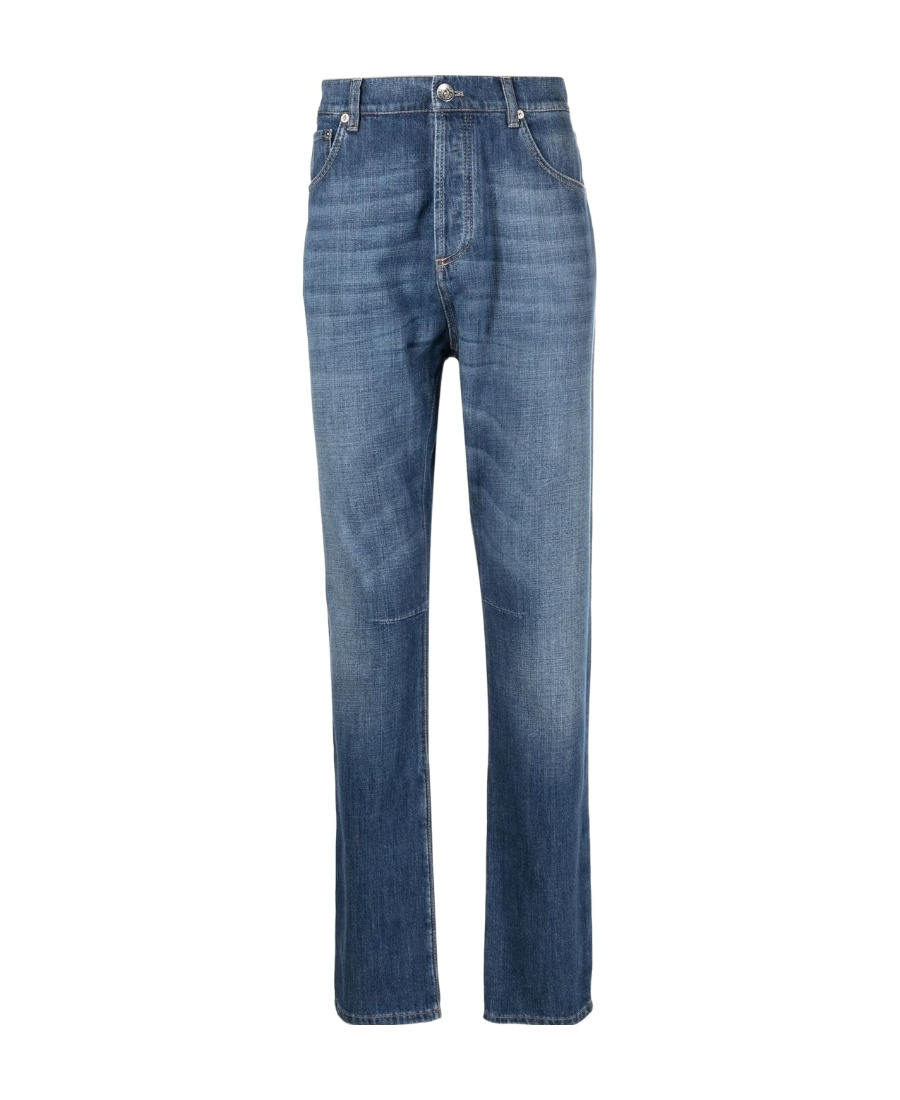 Brunello Cucinelli Shorts - Denim In White