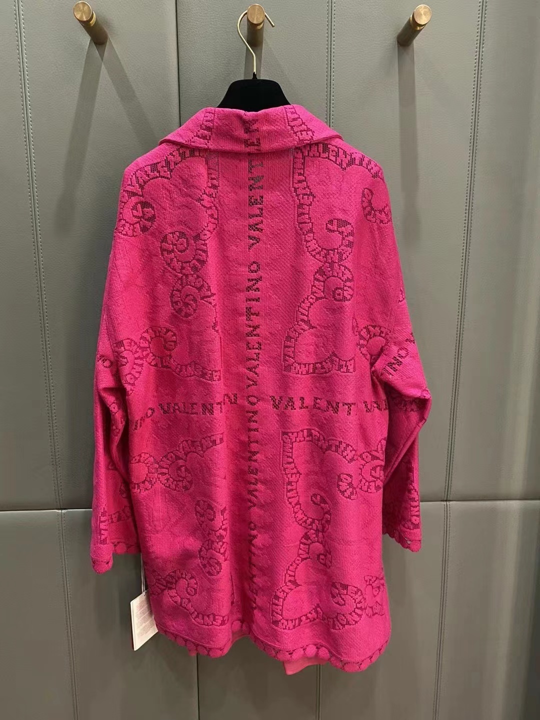 Valentino Lace Dress In Pink
