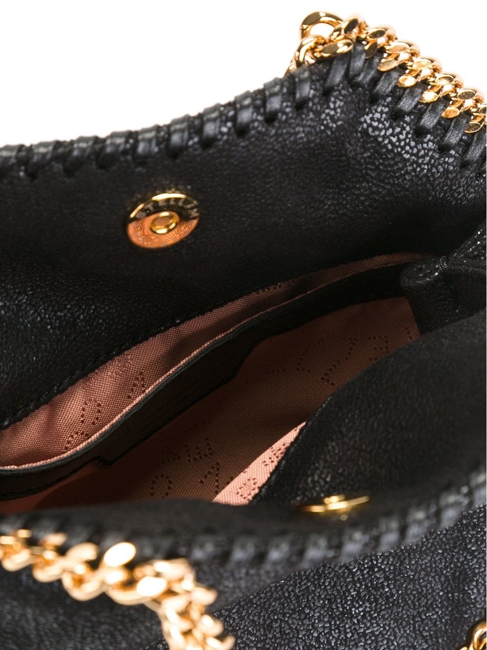 Stella Mccartney Tiny Falabella Tote Bag In Black