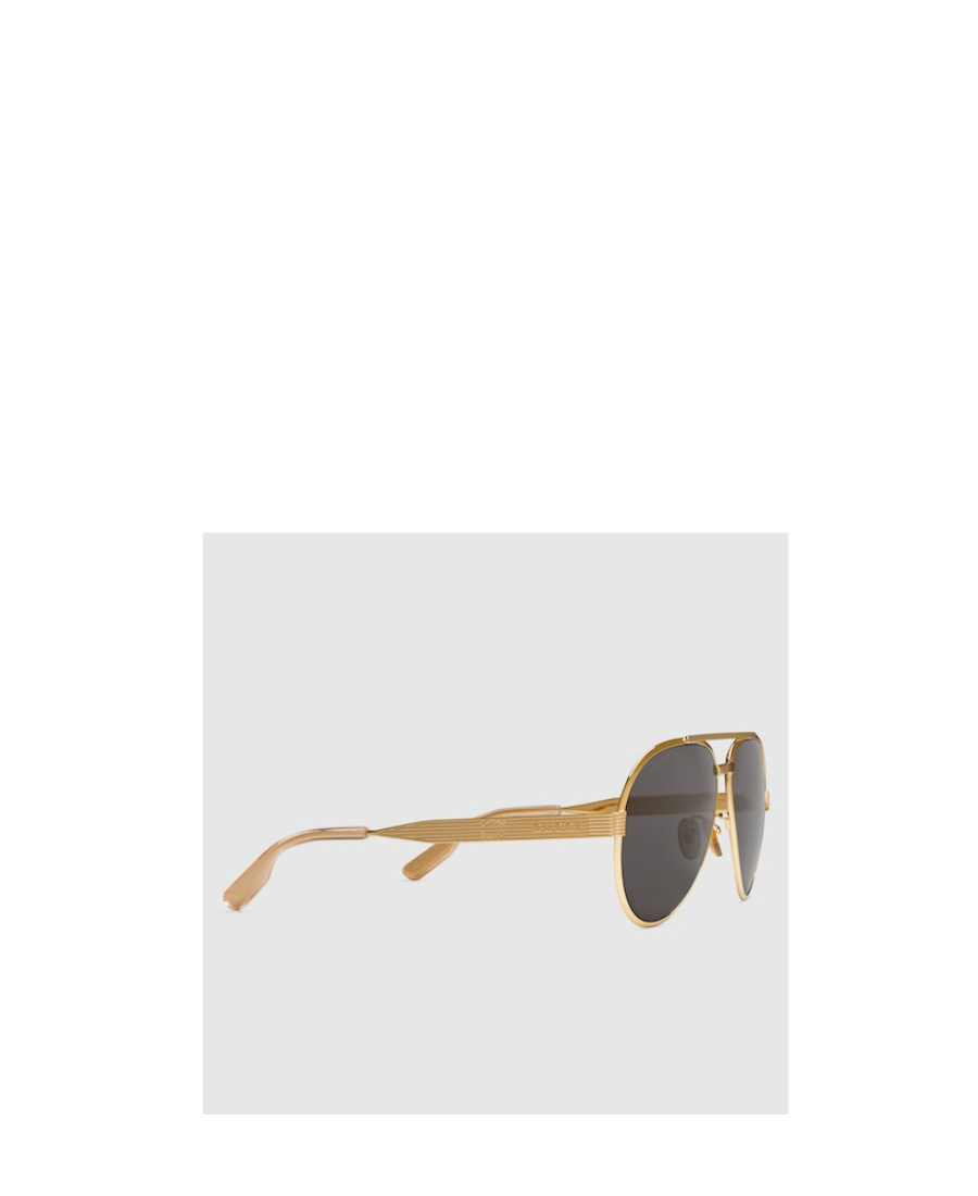 Gucci Navigator-frame Glasses In Black