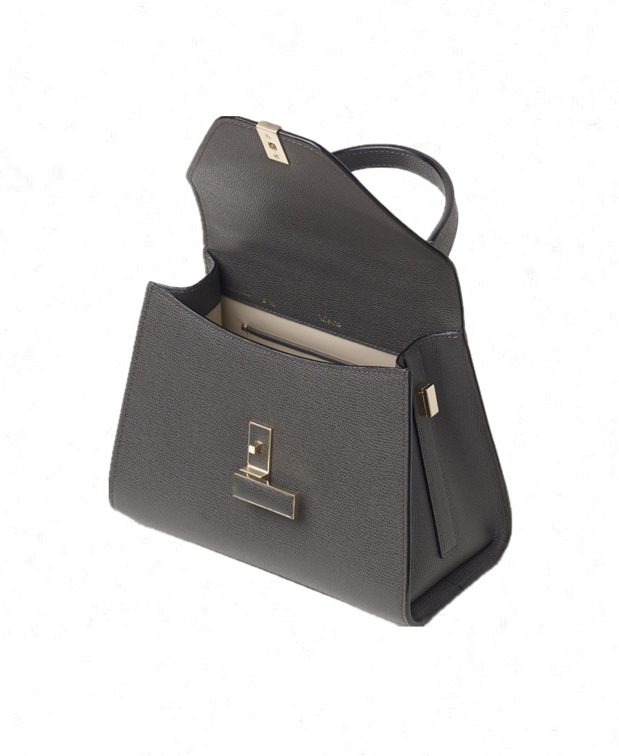 Valextra Iside Mini Tote Bag In Black