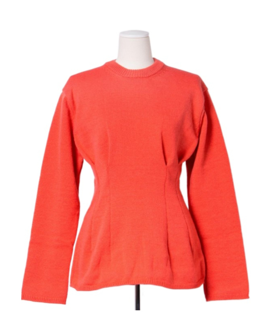 COMME DES GARÇONS LOGO ROUND NECK SWEATER 