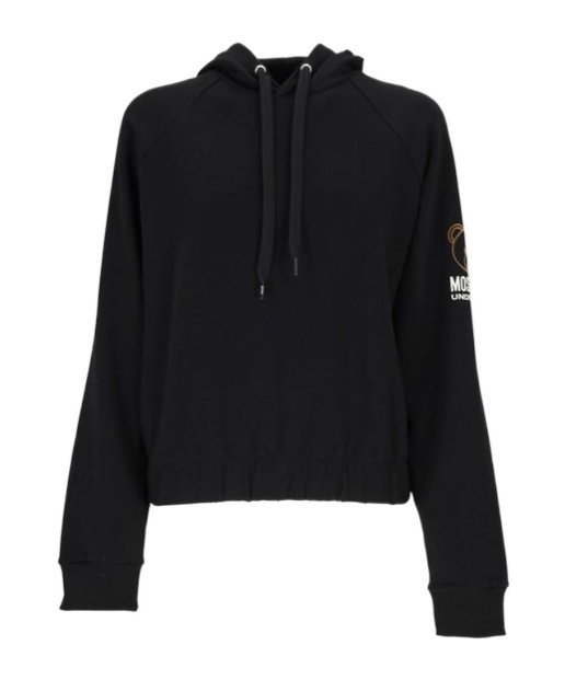 Shop Moschino Zip Fastening Sweatshort In Black