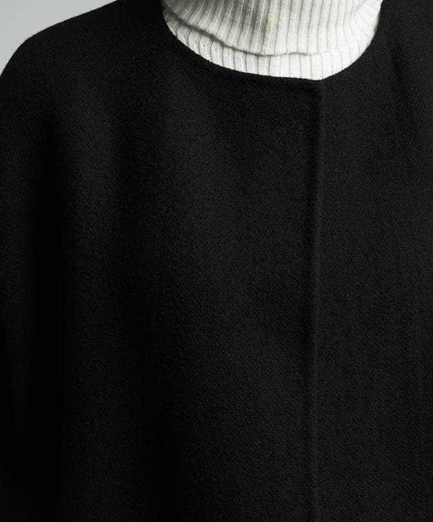 The Row Wide-sleeve Silk Coat In Black