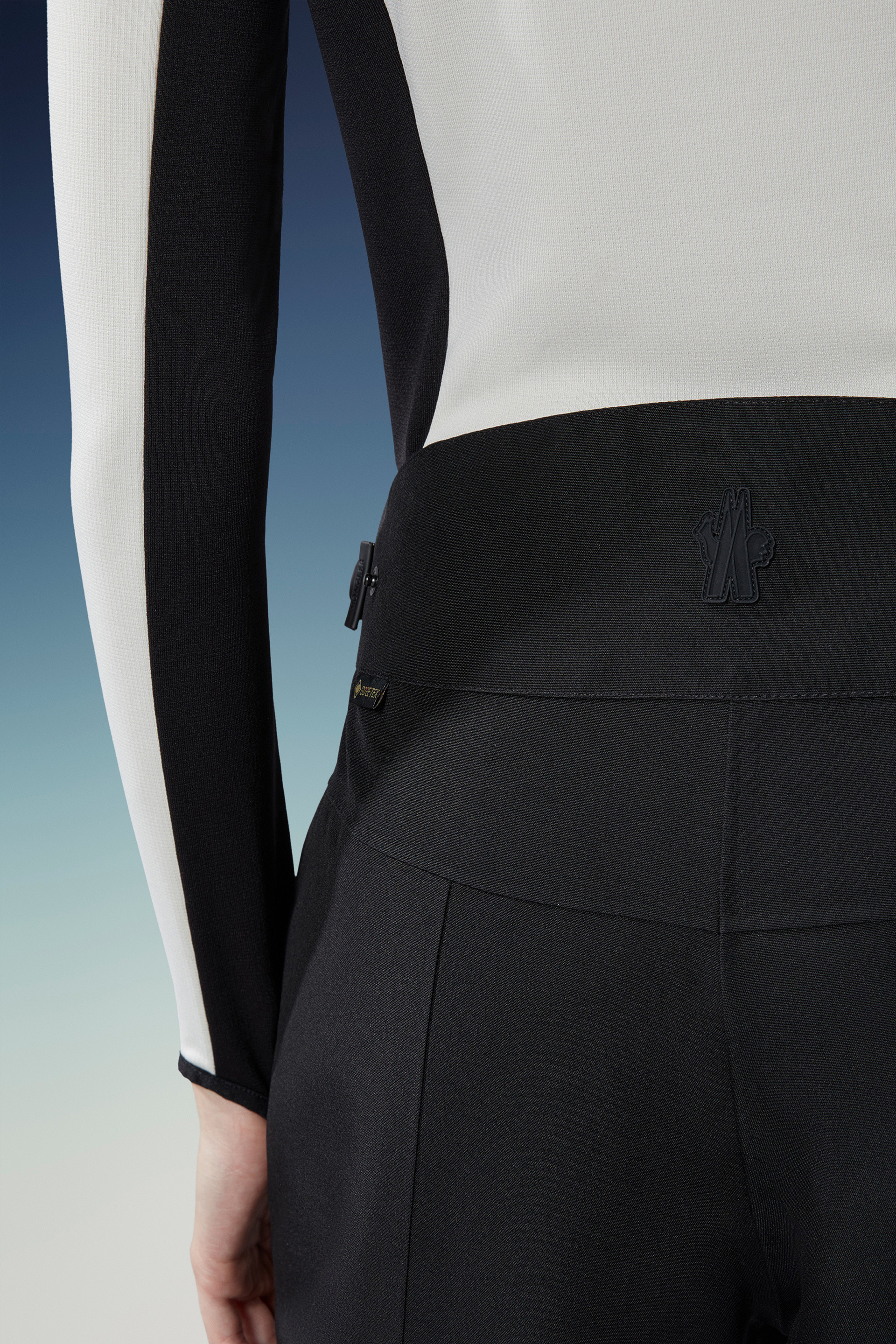 Moncler Padded Gore-tex Ski Pants Black In Black