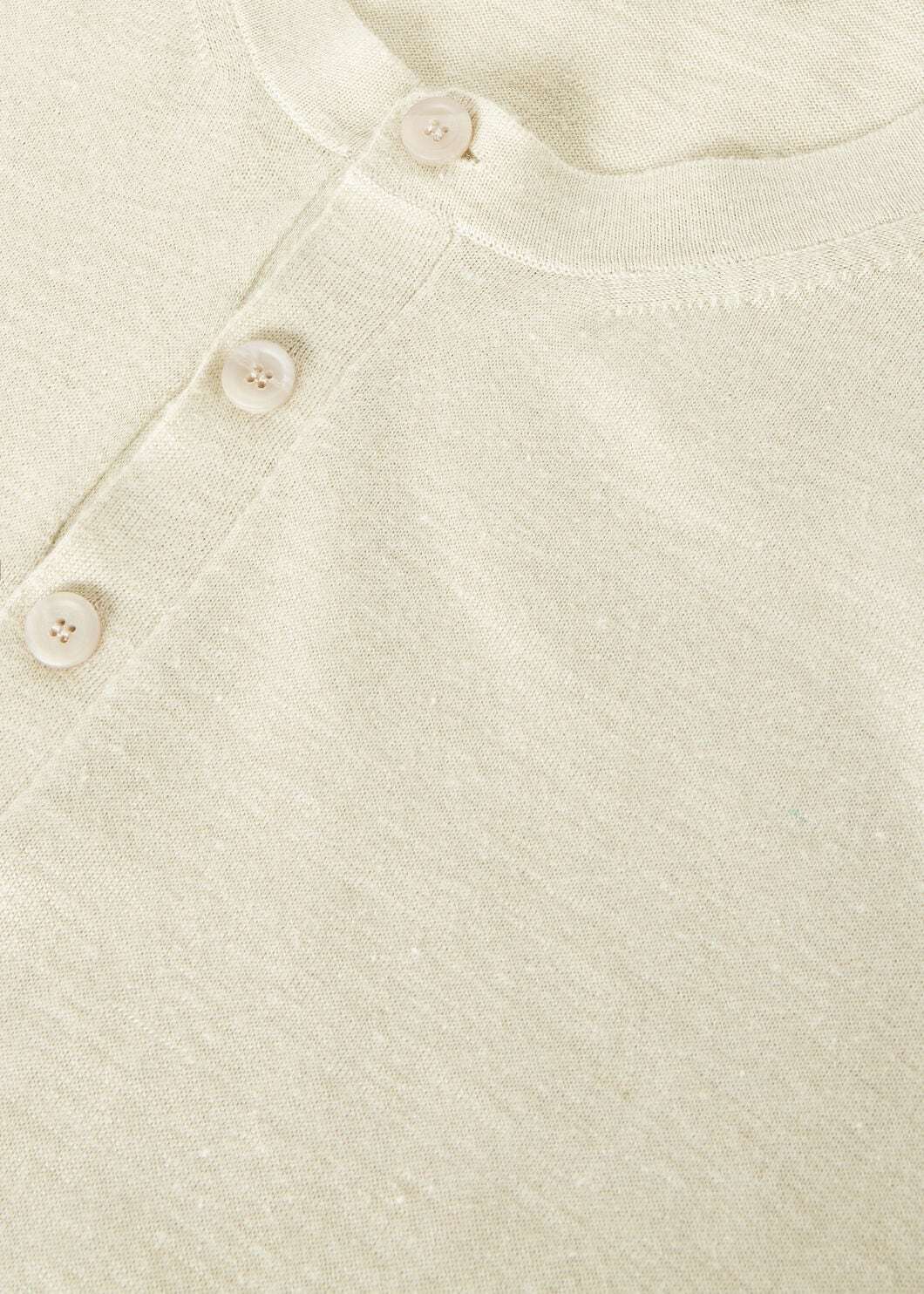 Loro Piana Round-collar Short-sleeve Sweater In Apple Tree Color