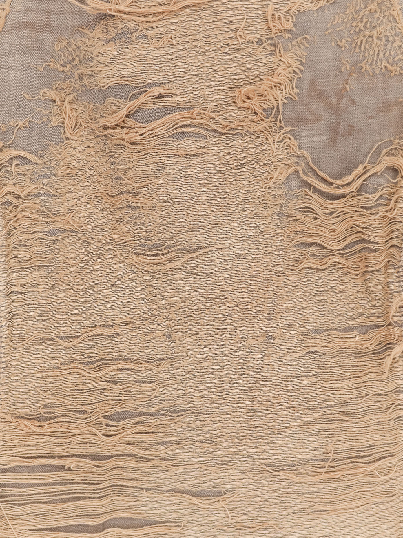 Diesel De Astro Fsg Cotton Top Destroyed Effect In Nude
