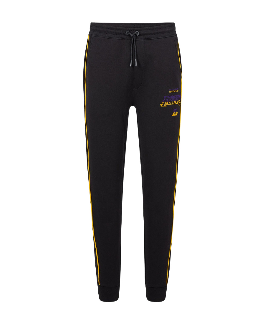 Hugo Boss X Nba Los Angeles Lakers Track Pants In Black
