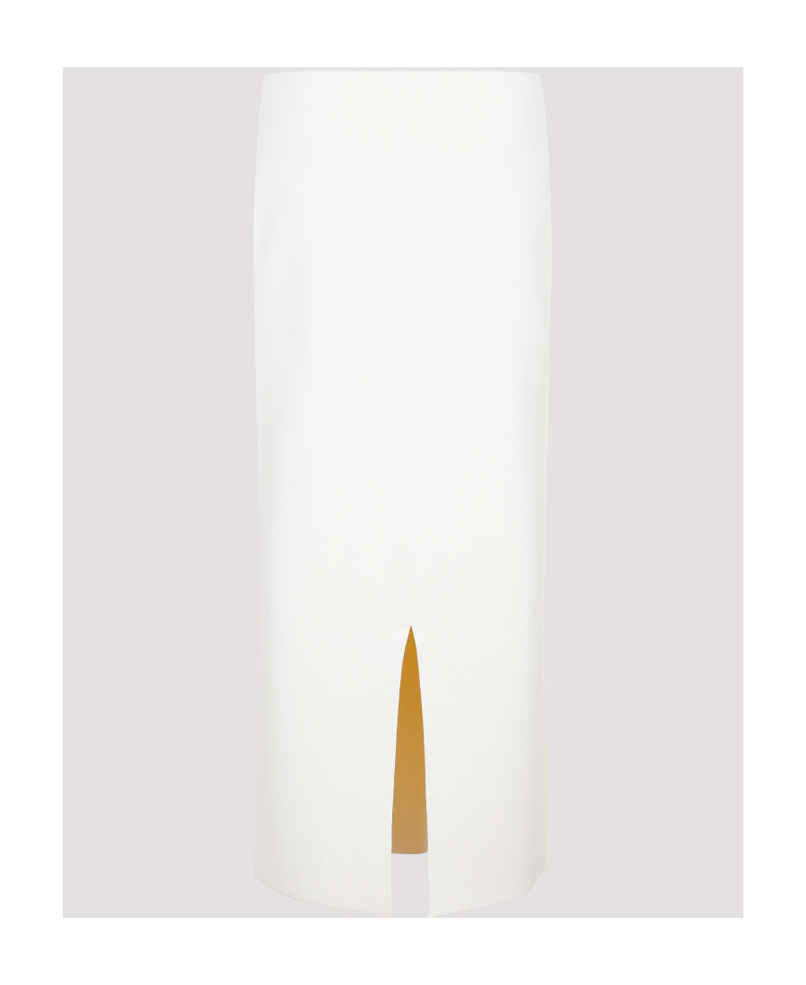 Jil Sander Wrap-design Midi Skirt In White