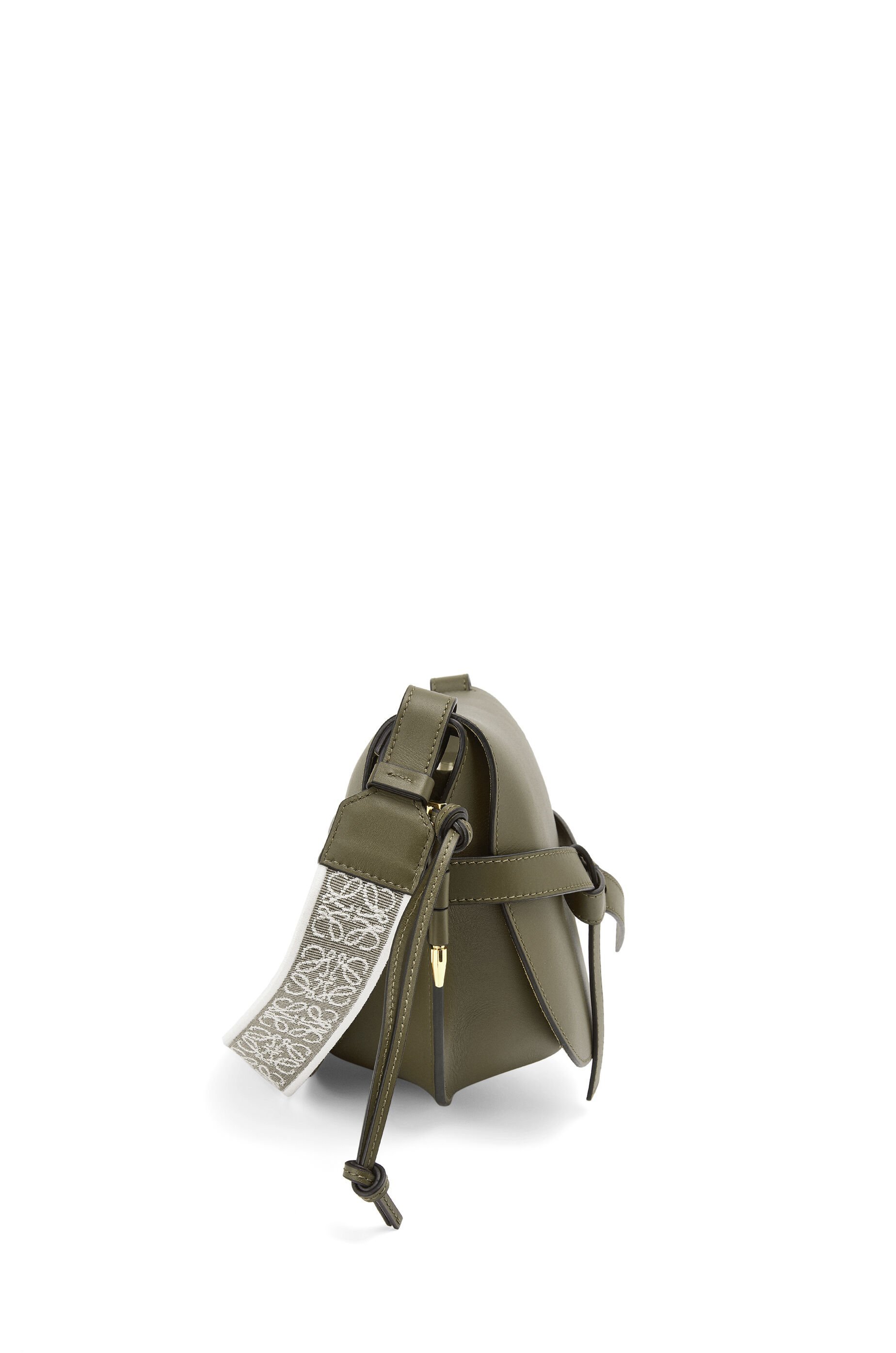 Loewe Gate Small Leather Cross-body Bag In Green