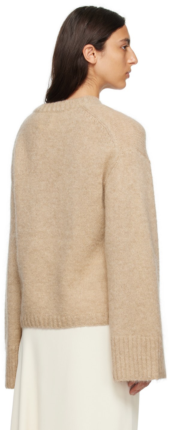 Shop By Malene Birger Round Neck Long-sleeved Sweater In Brown