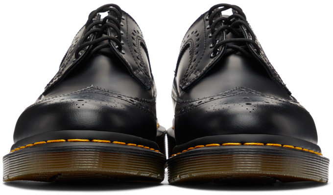 Dr. Martens' Herren Vintage 3989 Quilon Leder Brogues Schuhe In Black