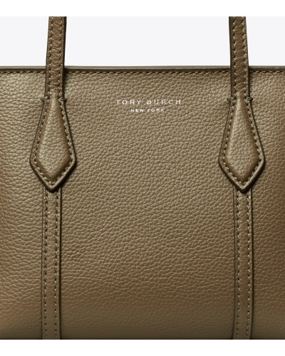 Tory Burch Perry Mini Tote In Gray