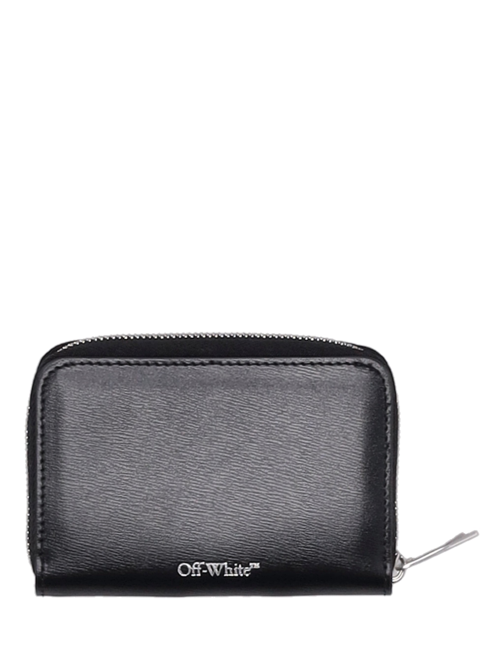 Off-white Jitney Zipped Wallet In Black