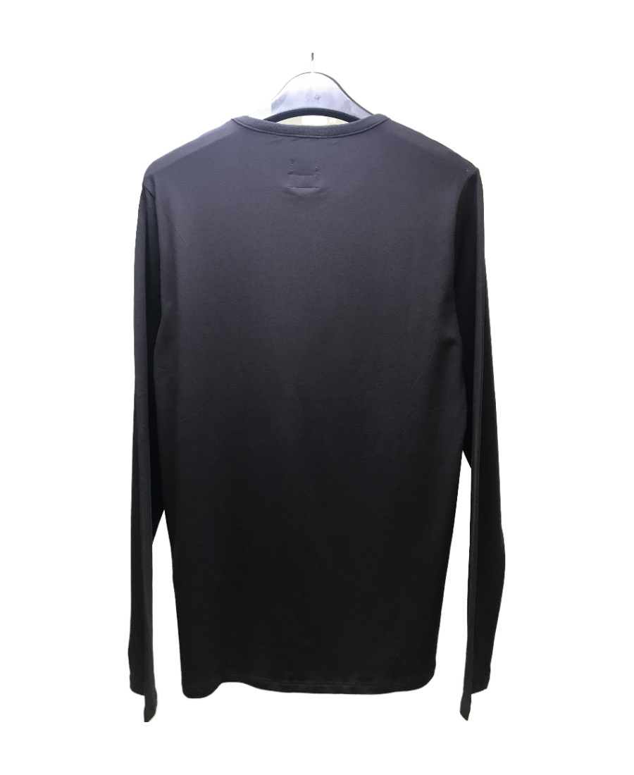 ARMANI JEANS LOGO ROUND COLLAR LONG-SLEEVED T-SHIRT